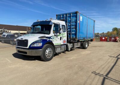 freightliner with century recovery deck