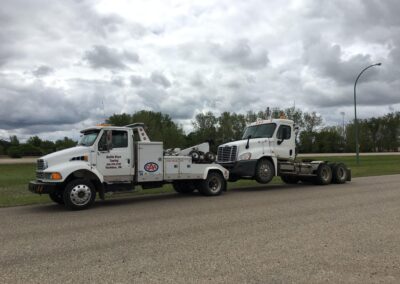 sterling heavy truck towing tow truck