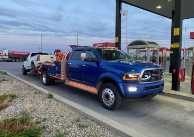 Dodge 5500 towing truck
